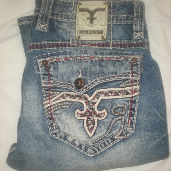 ROCK REVIVALMEN'SStraightSize 36WRENDistressed